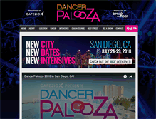 Tablet Screenshot of dancerpalooza.com